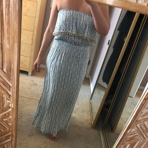 Skemo Boho Strapless Maxi Sun Dress